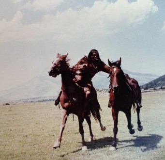 Pferdewechsel im Galopp war für Gojko kein Problem. Foto: privat